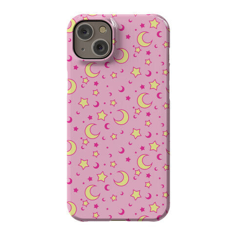 Dreamy Pastel Moon And Stars Phone Case